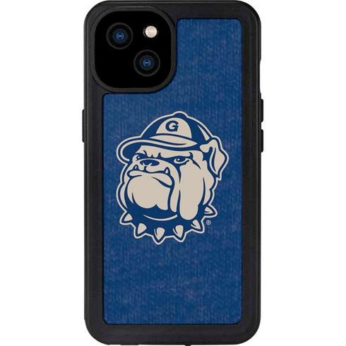 Georgetown University Jack the Bulldog Mascot iPhone 15 Plus Waterproof Case